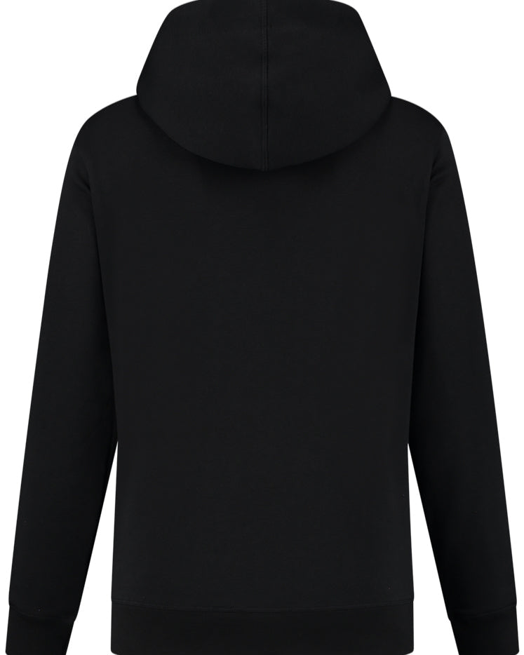 Wirvelvind Huvtröjan med nautiskt tryck, Svart