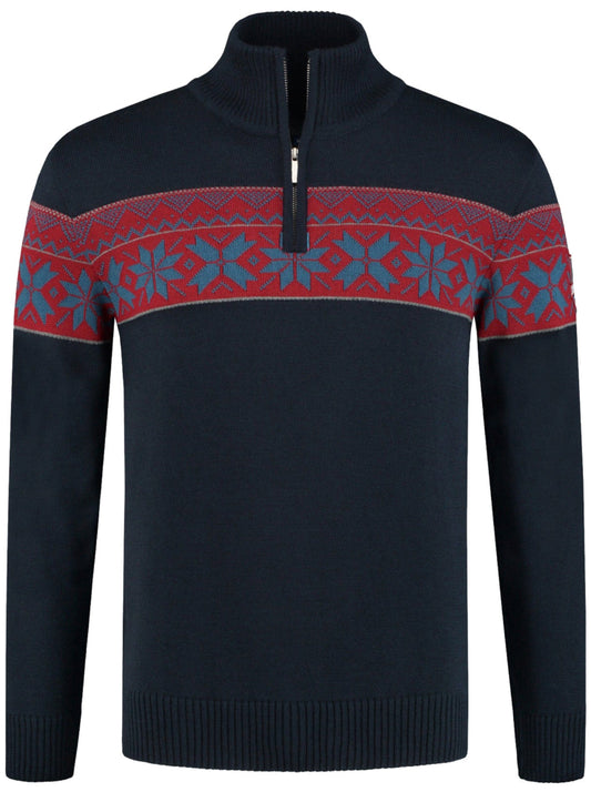 Wirvelvind Nordic Herrtröja Ullgenser, Mörkblå