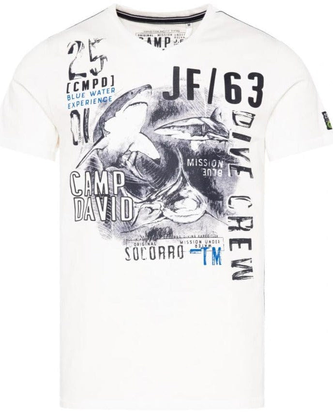 Wirvelvind Snygg med denna CAMP DAVID dykinspirerade t-shirt