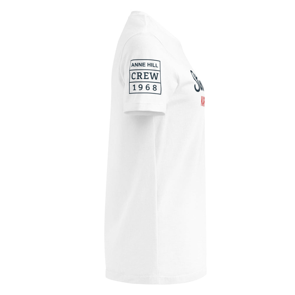 Vit dam t-shirt Stockholm Marinor höger sida