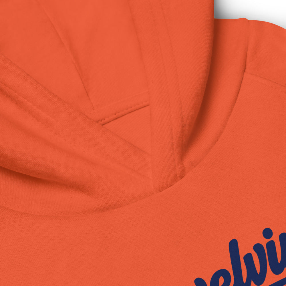 Barn Hoodie Ekologisk – Orange | Hållbar & Mjuk