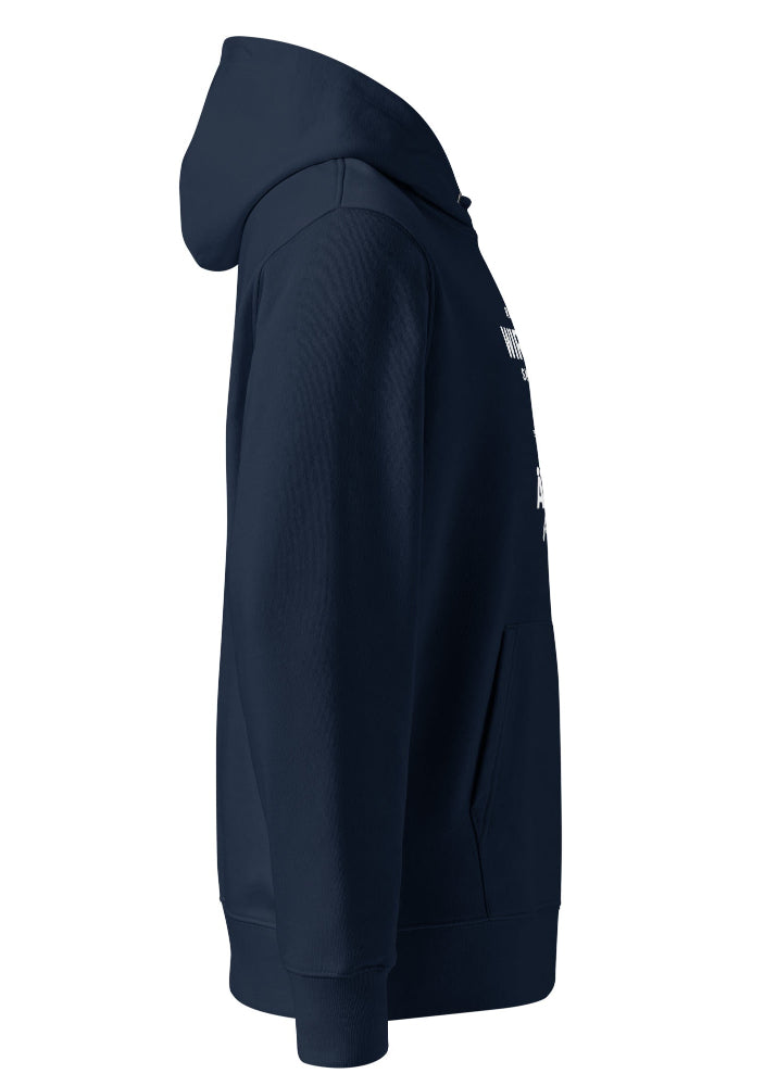 Ekologisk Hoodie Äventyr Herr | Wirvelvind Skandinavien mörkblå