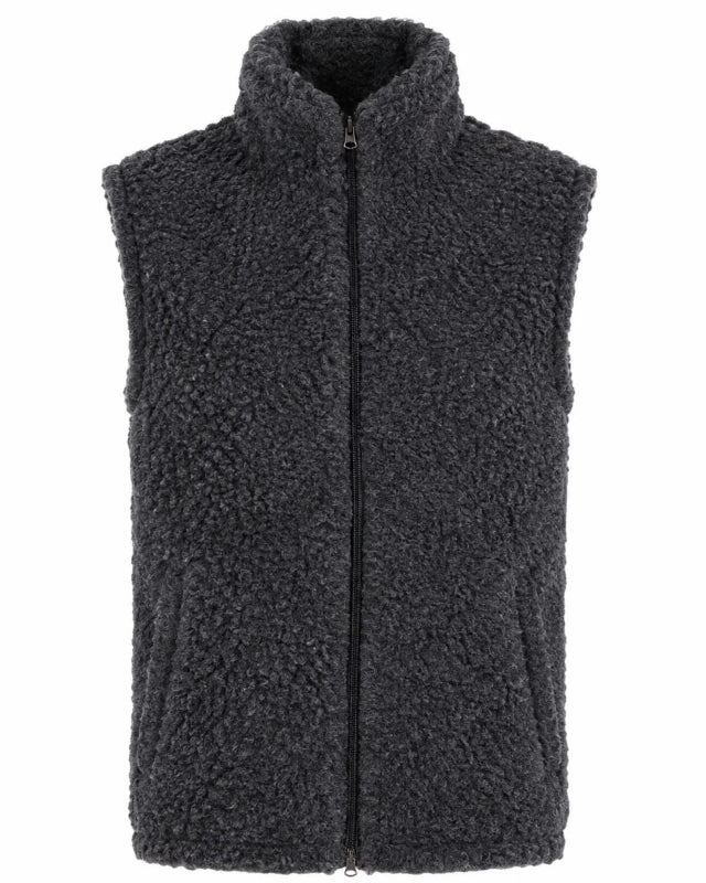 Merino Väst / Bodywarmer i 100% Merinoull (Koksgrå) – NORFINDE of Scandinavia