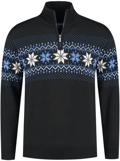 Nordic Herrtröja Merino, Svart främre