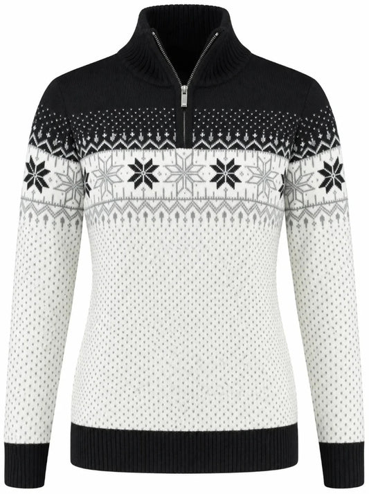 Nordic Tröja Merino, svart & vit
