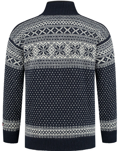 Norfinde, Pullover av 100% ren ny norsk ull, Mörkblå