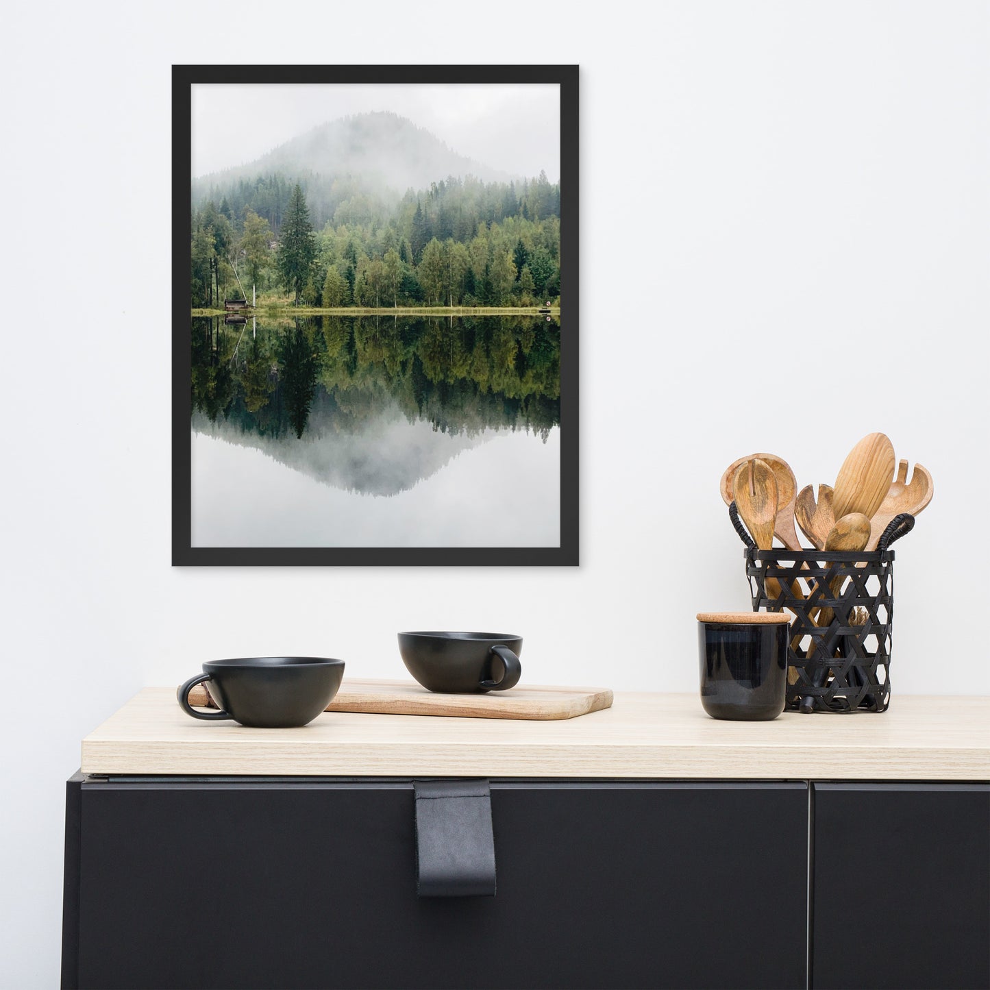 Wirvelvind Morgondimma över Ärtrikstjärn