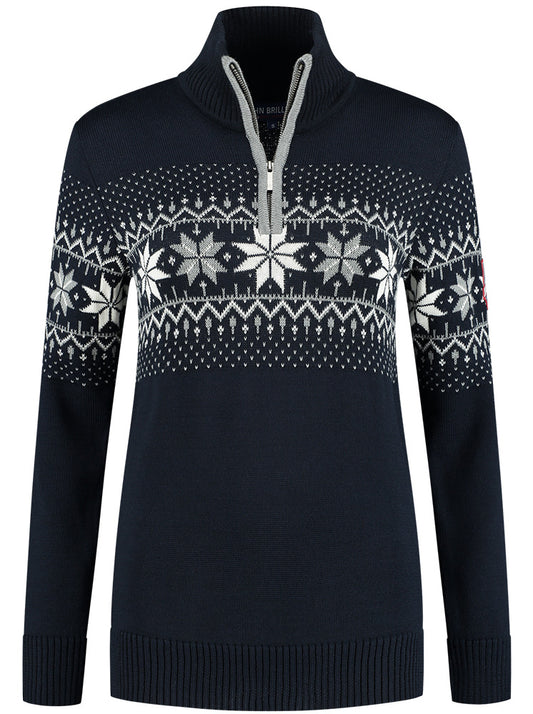 Wirvelvind Nordic Damtröja Merino, Mörkblå