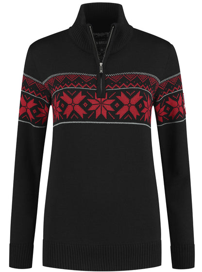 Wirvelvind Nordic Damtröja Ullgenser, Svart