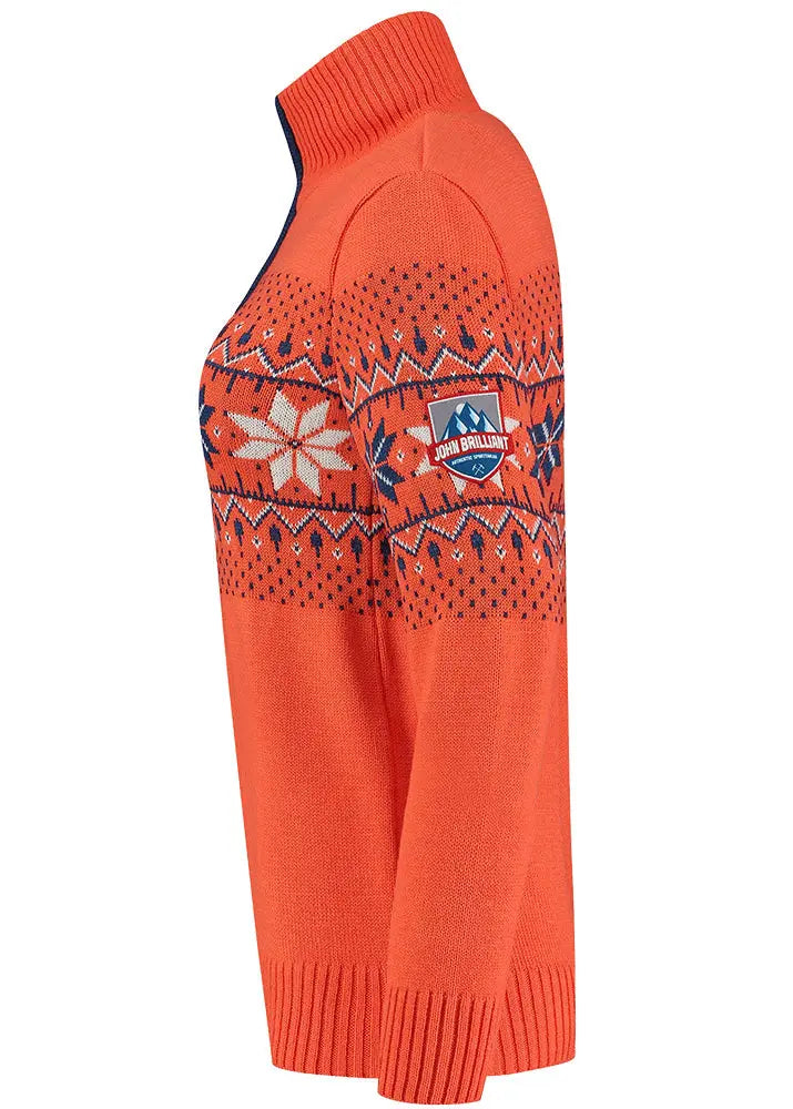 Wirvelvind Nordic Damtröja Ärtrik, Orange