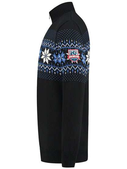 Wirvelvind Nordic Herrtröja Merino, Svart