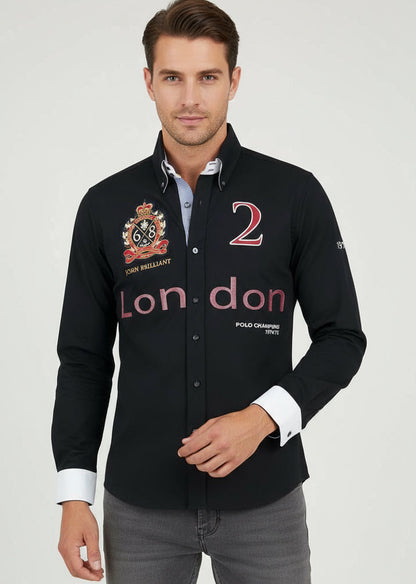 Wirvelvind Polosport London Shirt (Mörkblå)