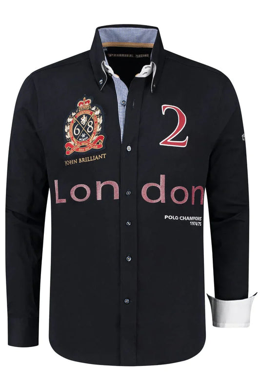 Wirvelvind Polosport London Shirt (Mörkblå)