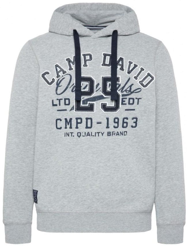 Wirvelvind Retro Huvtröja, Grå