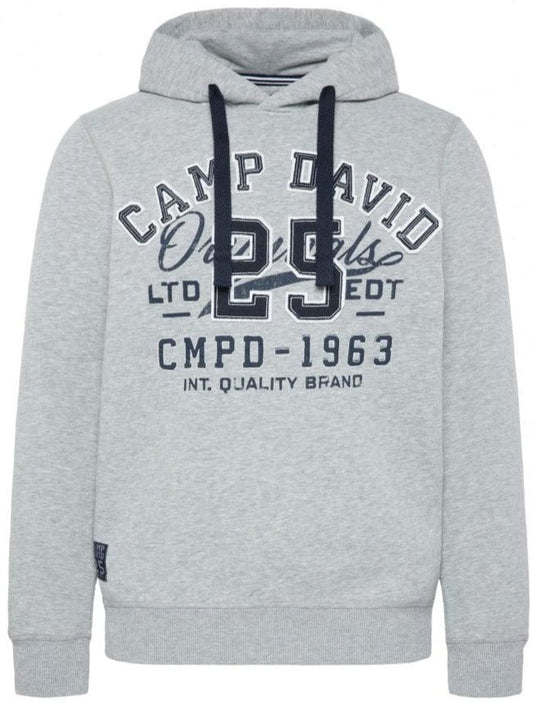 Wirvelvind Retro Huvtröja, Grå