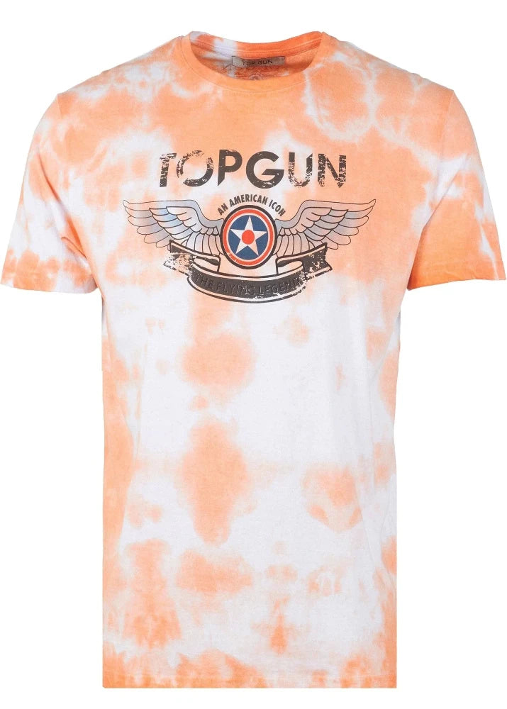 Wirvelvind T-Shirt "American Icon" kamouflage, orange