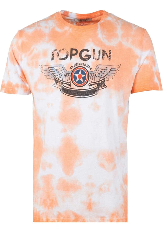 Wirvelvind T-Shirt "American Icon" kamouflage, orange