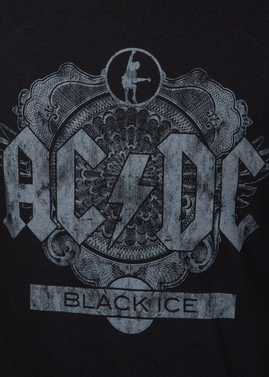 Wirvelvind T-shirt AC/DC "Black Ice" Svart