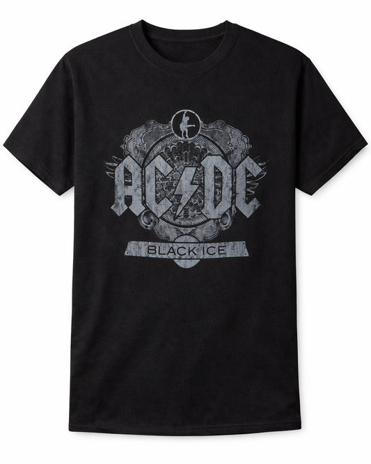 Wirvelvind T-shirt AC/DC "Black Ice" Svart