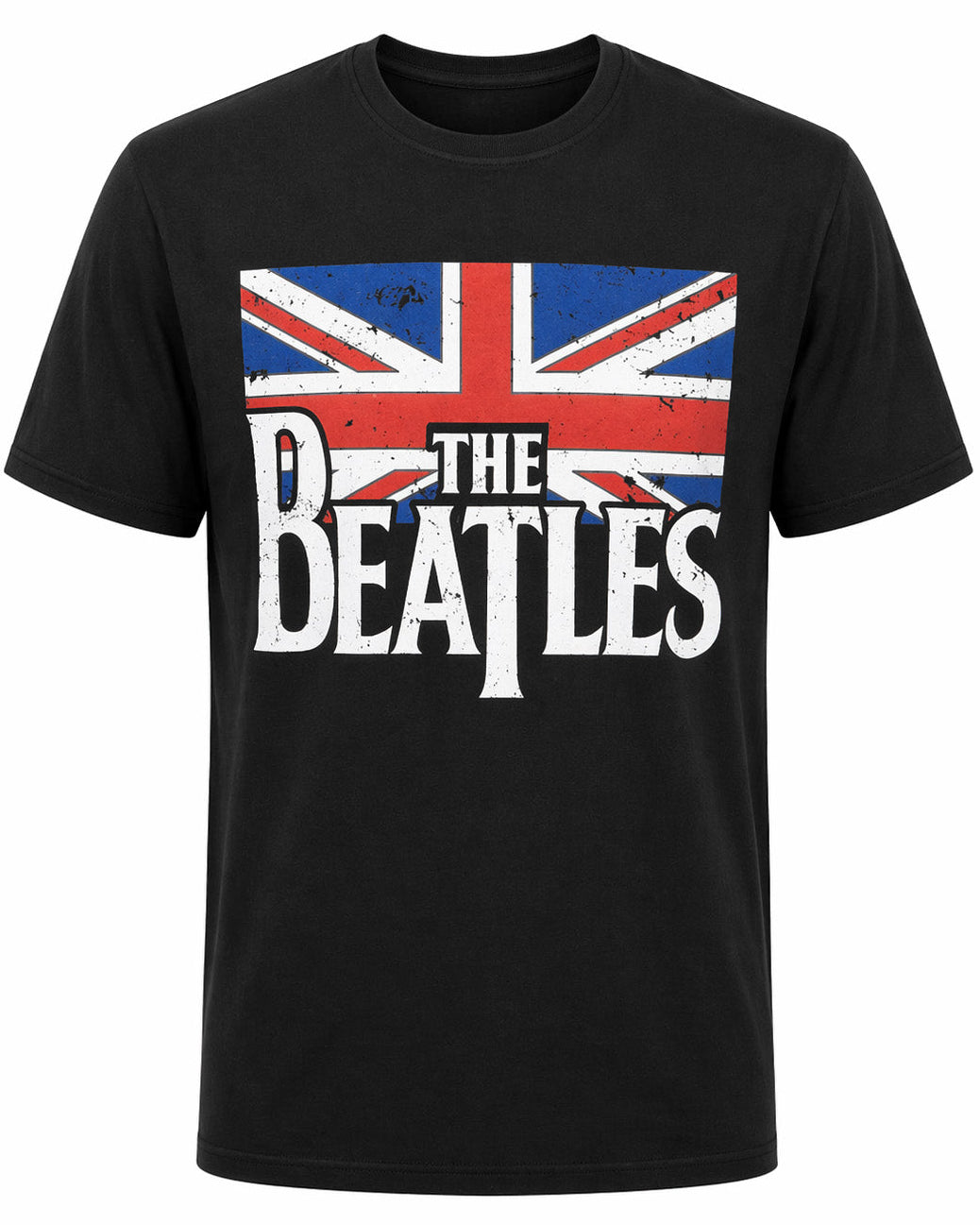 Wirvelvind T-shirt Beatles "Vintage Flag" Svart