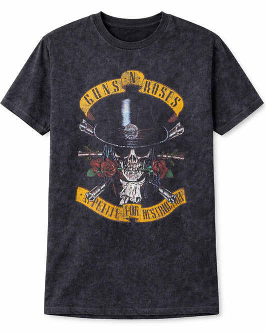 Wirvelvind T-shirt Guns 'N Roses "Appetite For Destruction" Dip Dye