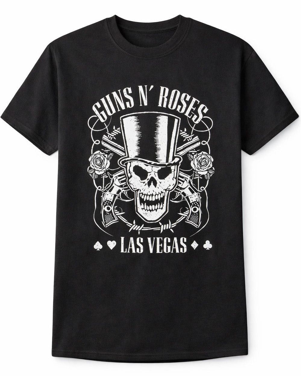 Wirvelvind T-shirt Guns 'N Roses "Las Vegas" Svart