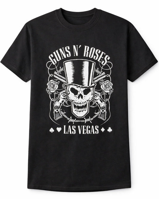 Wirvelvind T-shirt Guns 'N Roses "Las Vegas" Svart