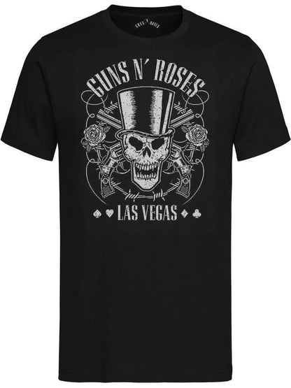 Wirvelvind T-shirt Guns 'N Roses "Las Vegas" Svart