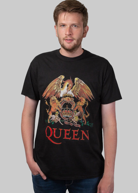 Wirvelvind T-shirt Queen "Classic Crest" Svart