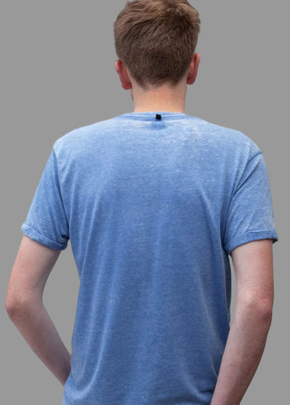 Wirvelvind T-shirt The Rolling Stones "Burned Out Tongue" Blå