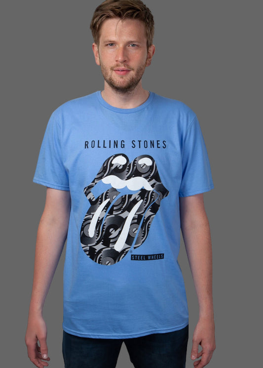 Wirvelvind T-shirt The Rolling Stones "Steel Wheels" Blå