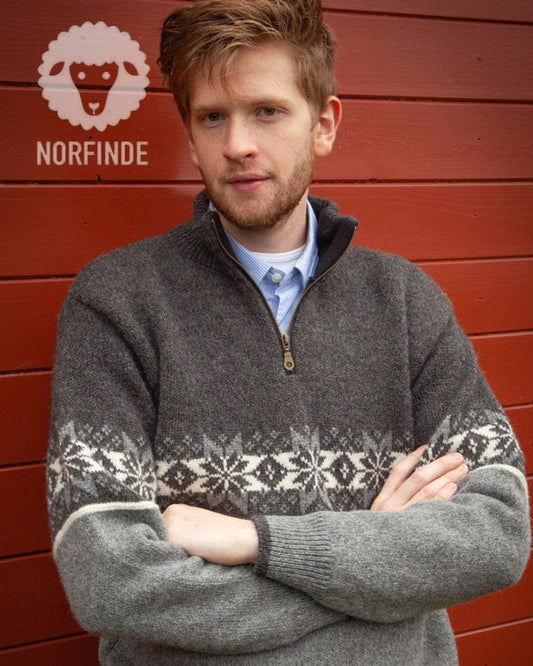 Wirvelvind Tröja gjord av 100% ren ny norsk ull