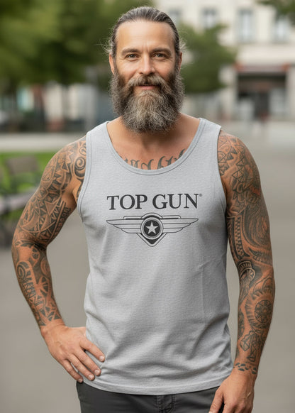 Wirvelvind "Truck" Ärmlös t-shirt, Grå