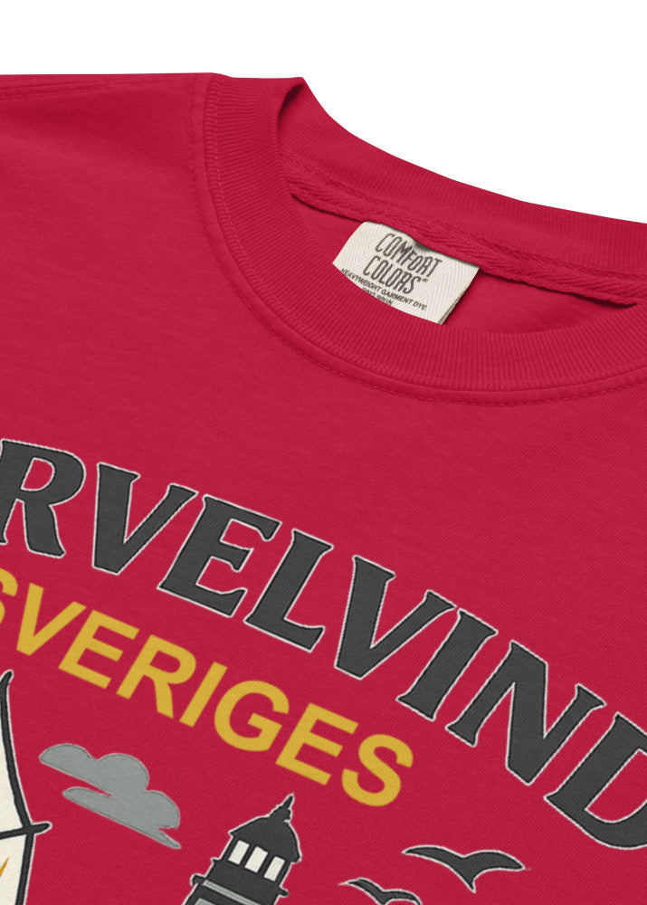 Wirvelvind röd t-shirt | Båtkusten kallar – Jag måste