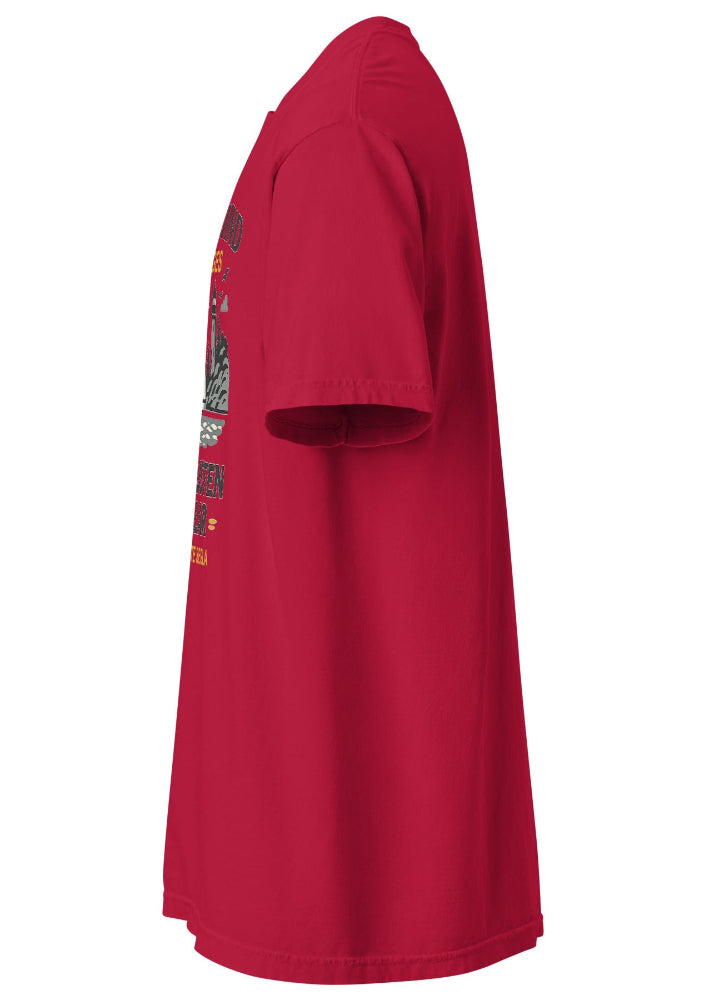 Wirvelvind röd t-shirt | Båtkusten kallar – Jag måste