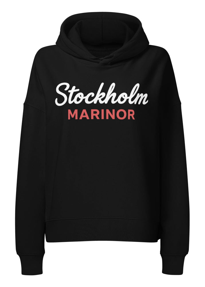 Anne Hill Stockholm Marinor – Ekologisk hoodie dam svart