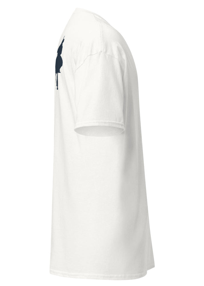 Vit herr t-shirt med klassiskt poloemblem på bröstet