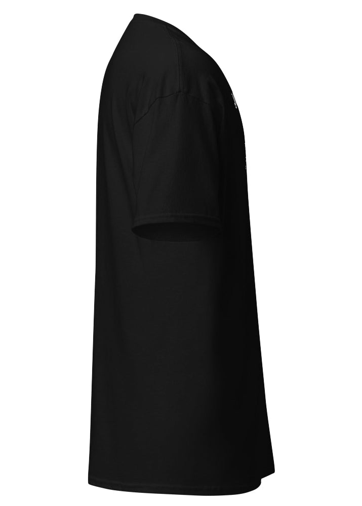 Svart herr T-shirt med John Brilliant Original Brand-tryck