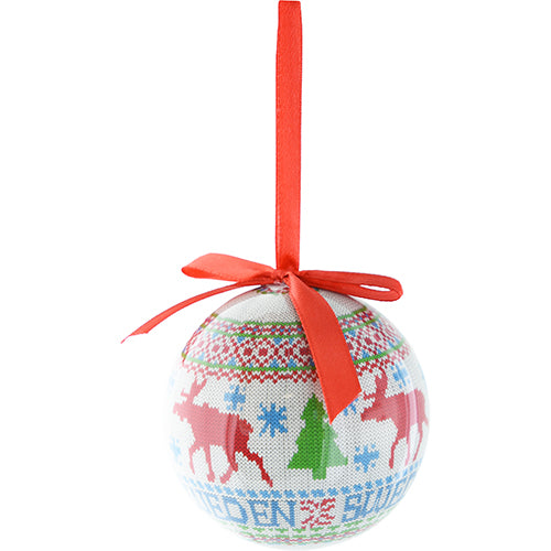 ulkula stickat mönster med älgar 75 mm – i presentförpackning