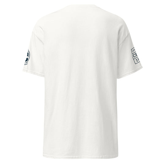 Vit Stockholm Mariner t-shirt utan tryck på ryggen