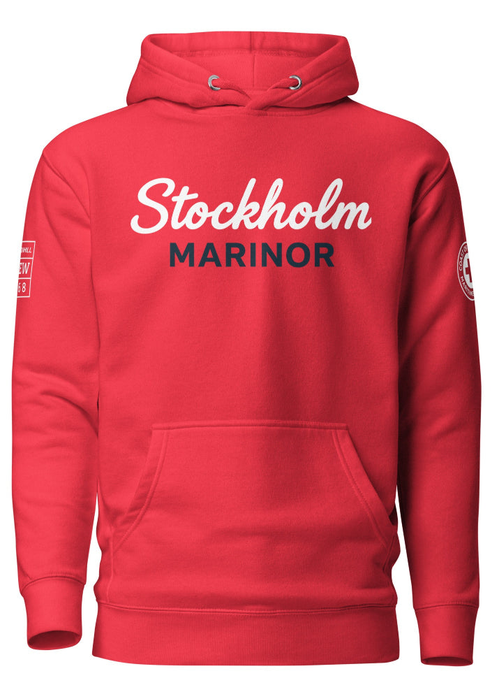 Stockholm Marinor Hoodie – Röd Premium Hoodie | Cottonhill