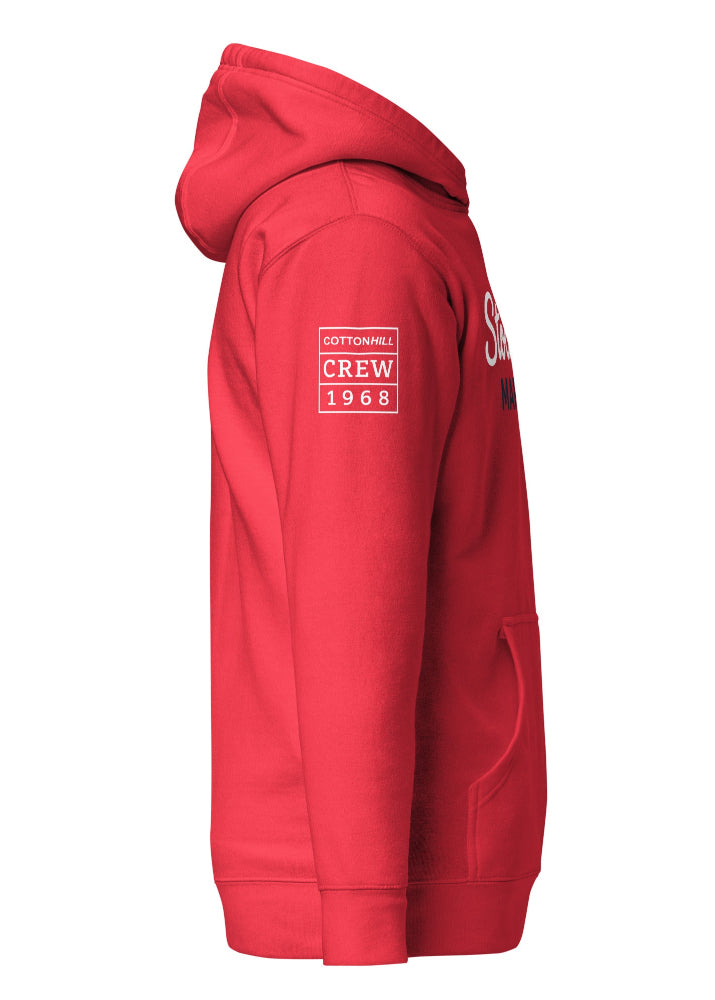 Stockholm Marinor Hoodie – Röd Premium Hoodie | Cottonhill