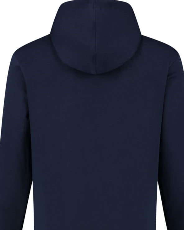 Hoodie Sweatshirt With Nautical Print Darkblue Sweater