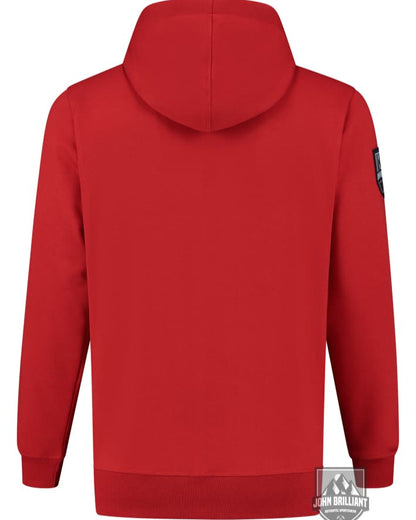 Hoodie Sweatshirt With Nautical Print Red Sweater