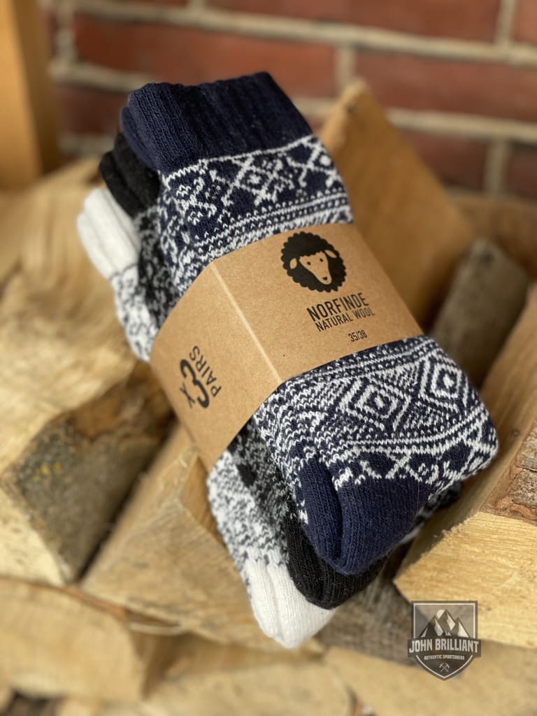 Buy online Norfinde Premium Norwegian Socks Merino, 3 Pack - John Brilliant